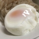 レンジでポーチドエッグ